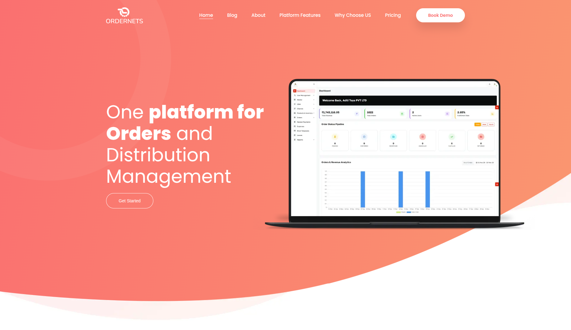ORDERNETS - Smart Sales & Order Management